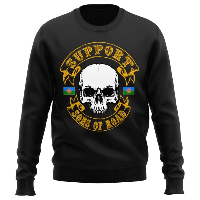 Sweat Classique Noir - SUPPORT SONS OF ROAD