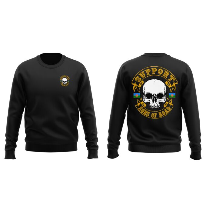 Sweat Classique Noir - SUPPORT SONS OF ROAD