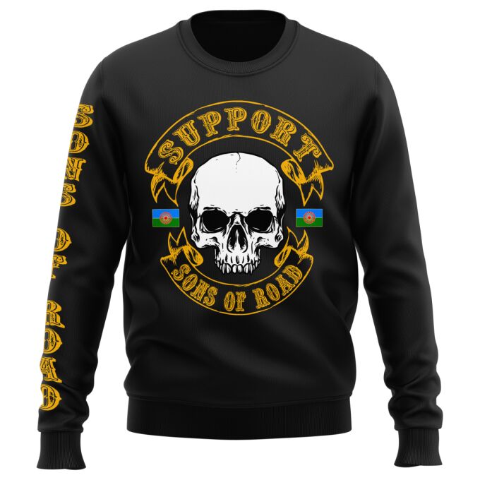 Sweat Classique Noir - SUPPORT SONS OF ROAD