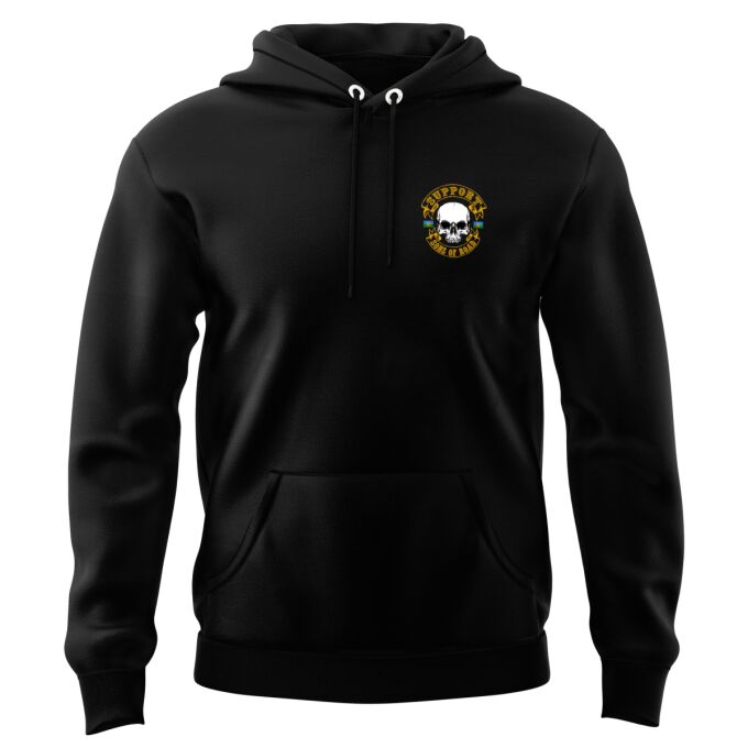 Sweat-shirt à Capuche Noir - SUPPORT SONS OF ROAD