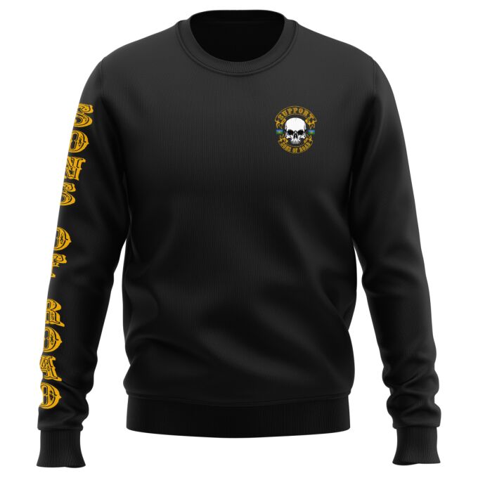 Sweat Classique Noir - SUPPORT SONS OF ROAD
