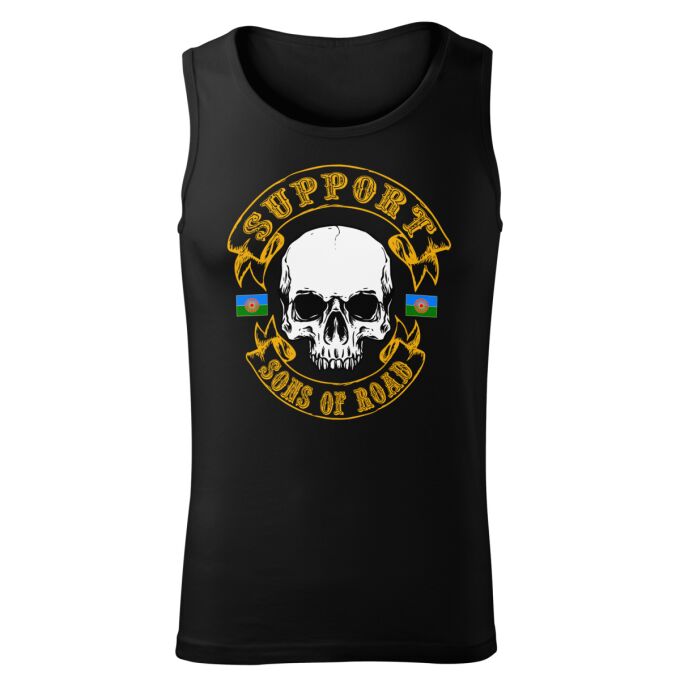 Débardeur Homme Noir - SUPPORT SONS OF ROAD