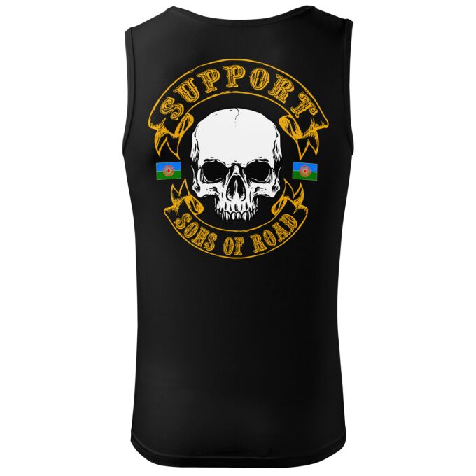 Débardeur Homme Noir - SUPPORT SONS OF ROAD
