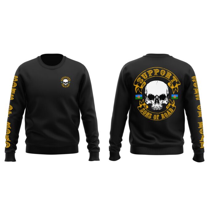 Sweat Classique Noir - SUPPORT SONS OF ROAD