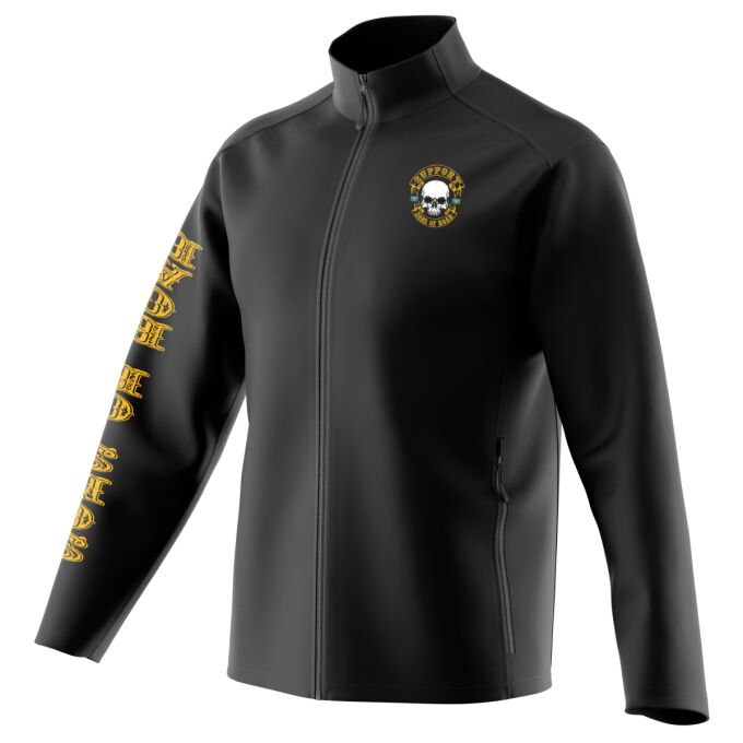 Veste Softshell Manches Longues pour Homme Noir - SUPPORT SONS OF ROAD