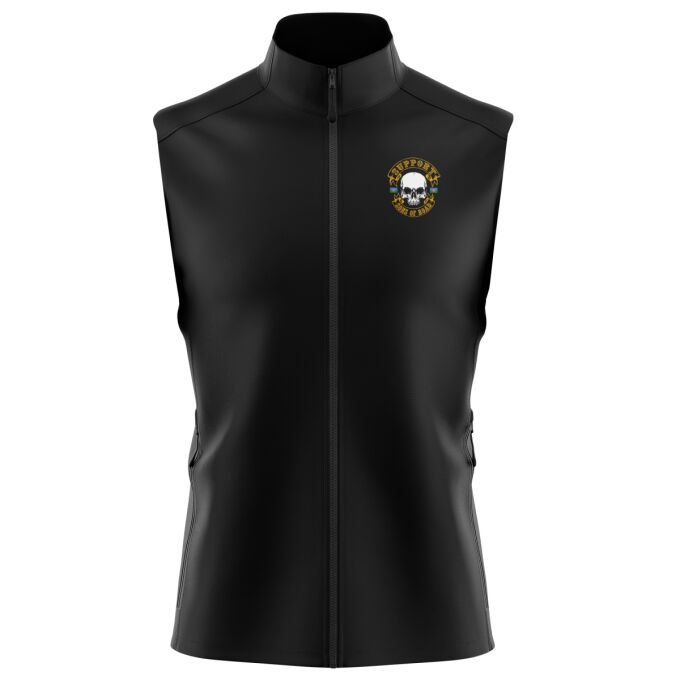 Bodywarmer Softshell Noir - SUPPORT SONS OF ROAD